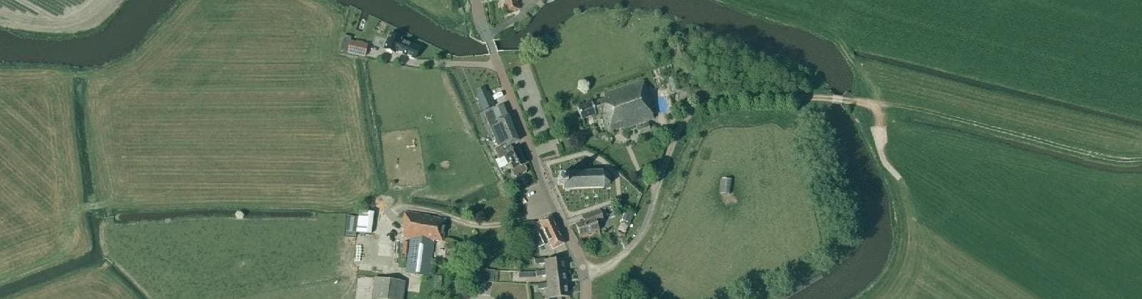 Luchtfoto van Schettens
