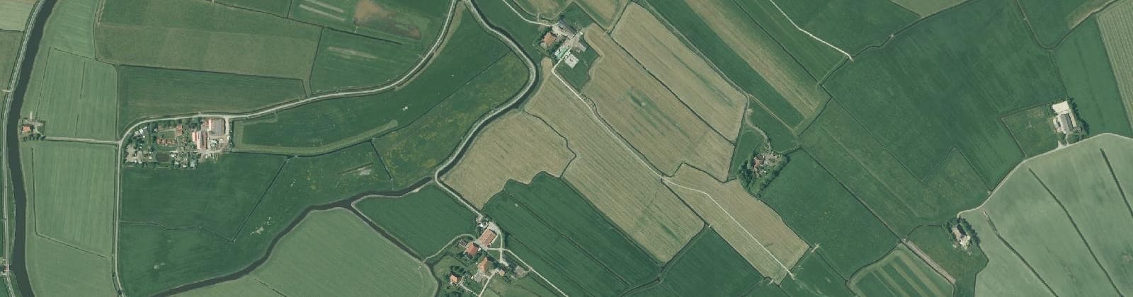 Luchtfoto van Hieslum