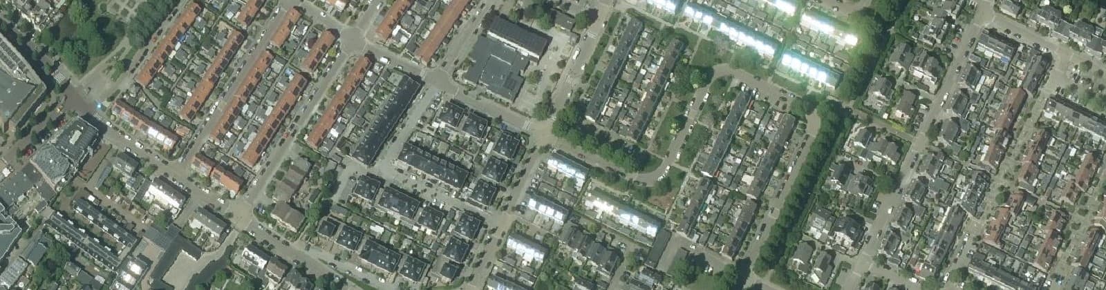 Luchtfoto van Zeeheldenbuurt