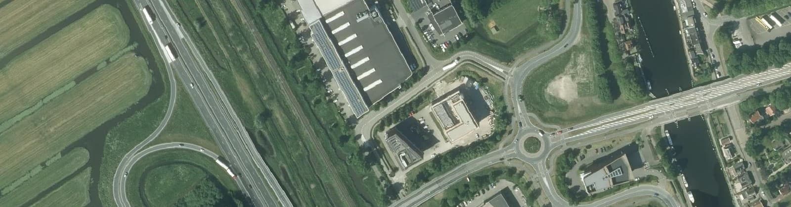 Luchtfoto van Rijnhoek