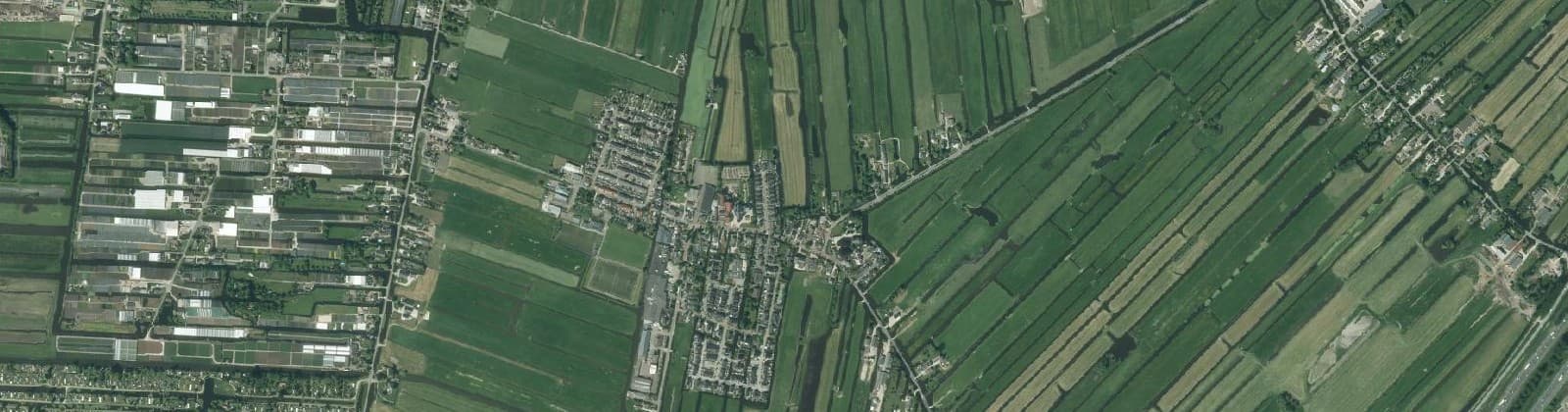 Luchtfoto van Reeuwijk-Dorp Kern
