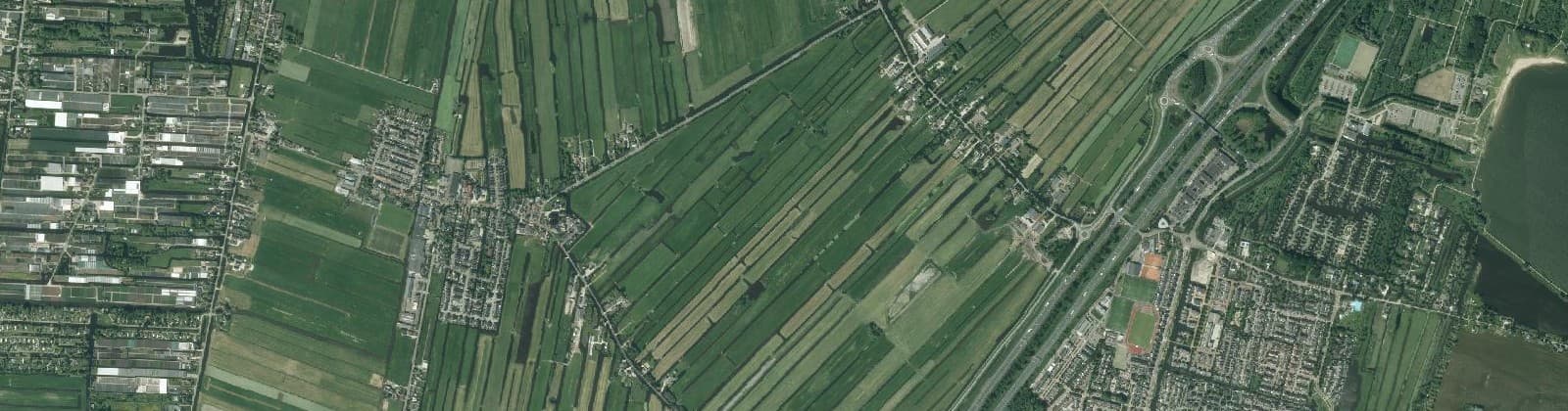 Luchtfoto van Oud-Reeuwijk