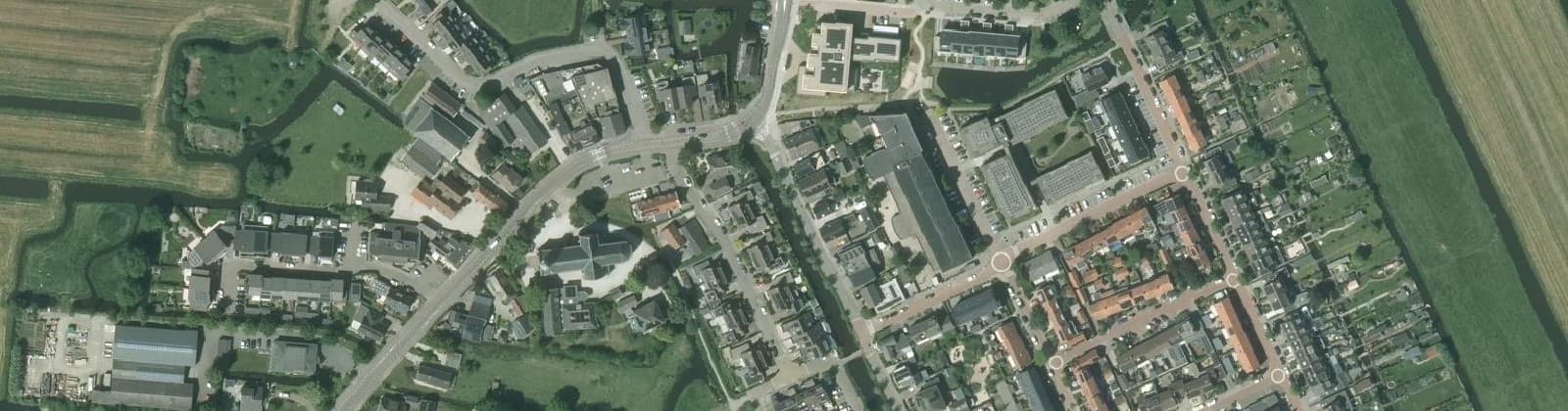 Luchtfoto van Waarder Kern