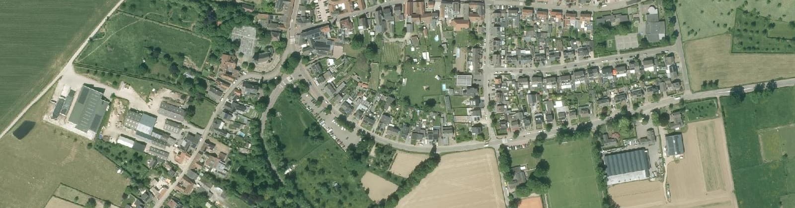 Luchtfoto van Sint Geertruid