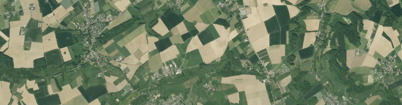Luchtfoto van Bergenhuizen en Schey