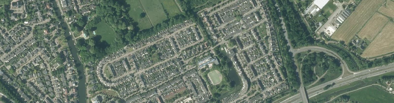 Luchtfoto van Zandweg-Oostwaard