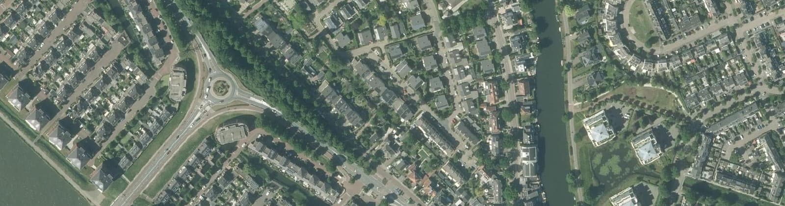 Luchtfoto van Componistenbuurt