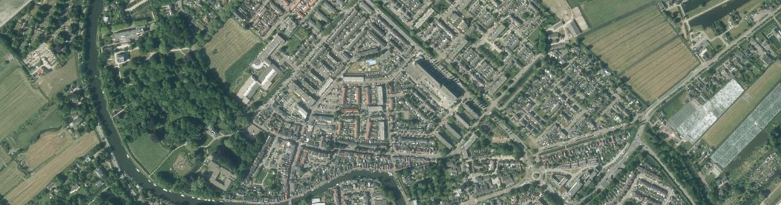 Luchtfoto van Schilderskwartier