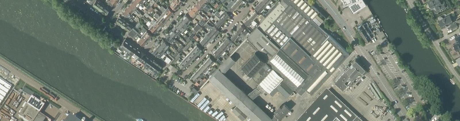 Luchtfoto van Friezenbuurt