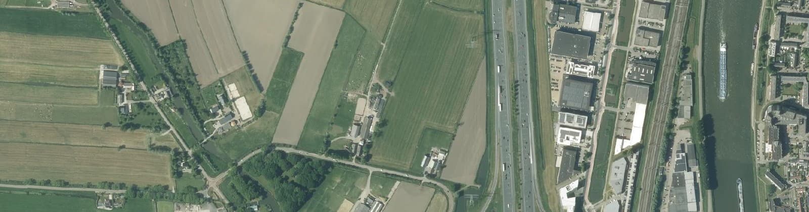 Luchtfoto van Polder Breukelerwaard