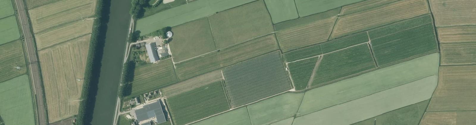 Luchtfoto van Polder Garsten