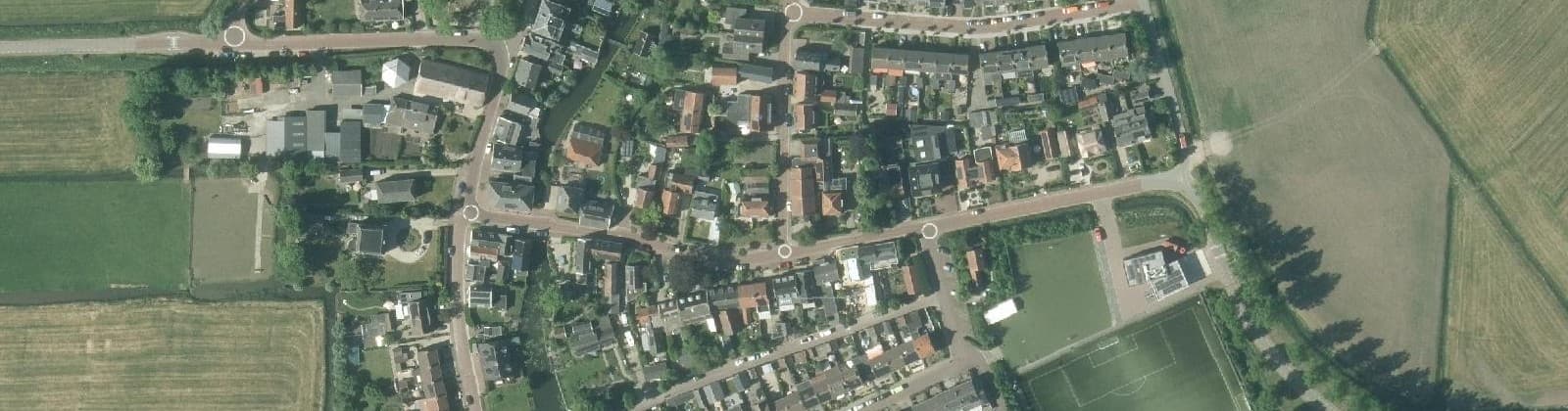 Luchtfoto van Nieuwer Ter Aa