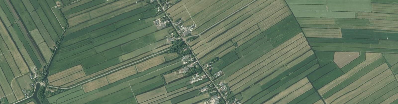 Luchtfoto van Polder Groot Oud Aa