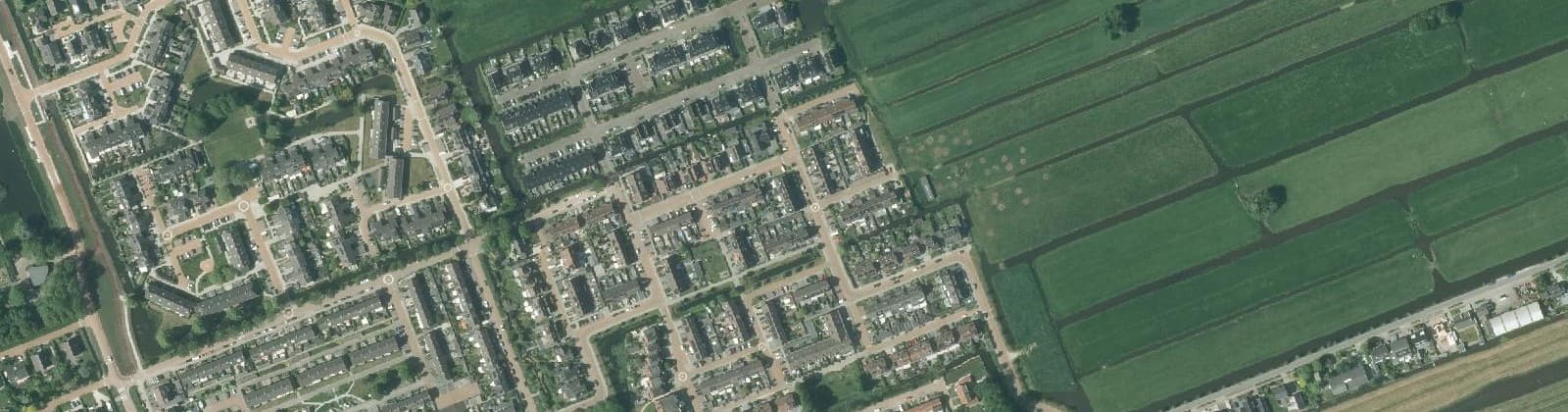 Luchtfoto van Groenlust