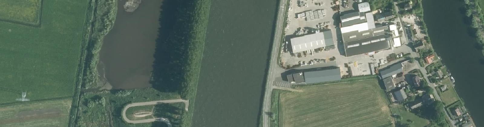 Luchtfoto van Kanaalzone sector Nigtevecht