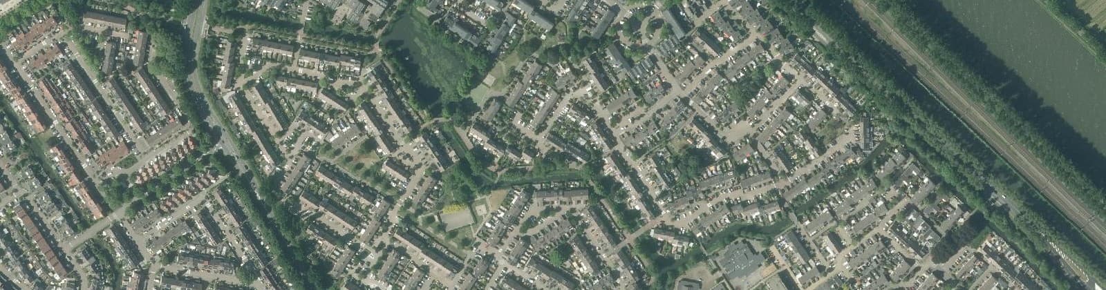 Luchtfoto van Zebraspoor