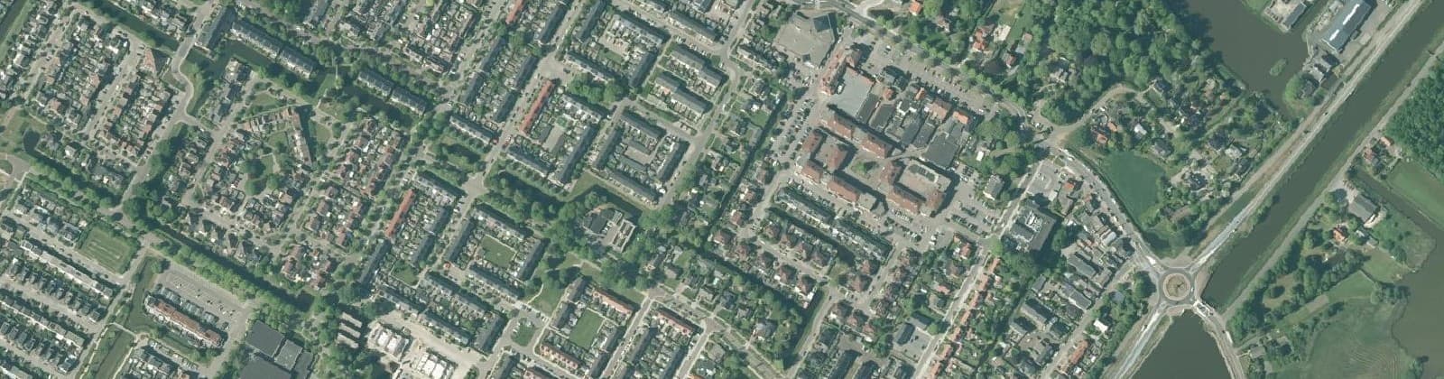 Luchtfoto van Kleine Sluis