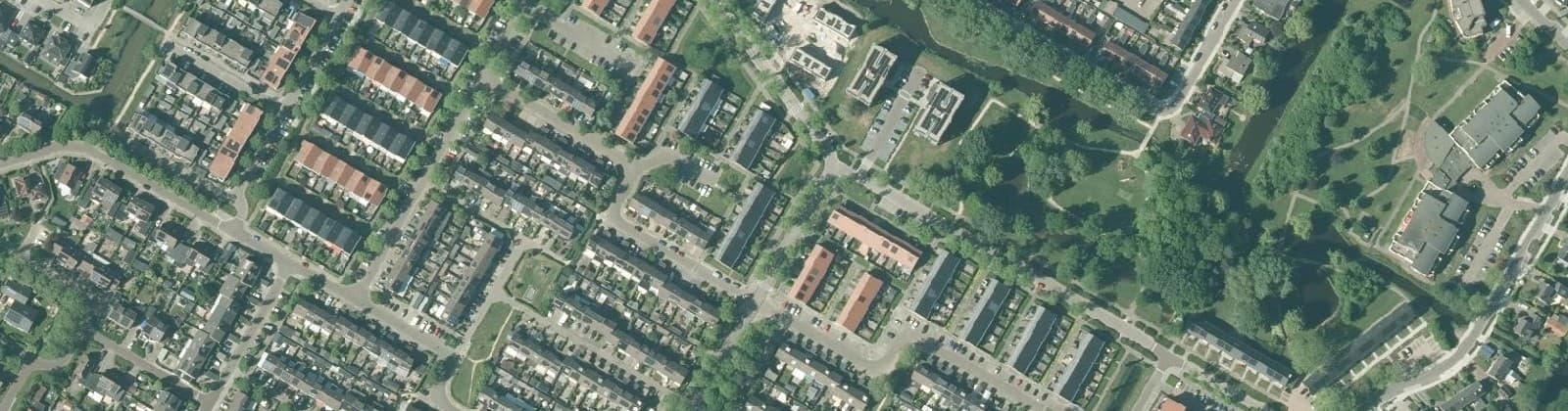 Luchtfoto van Vogelbuurt