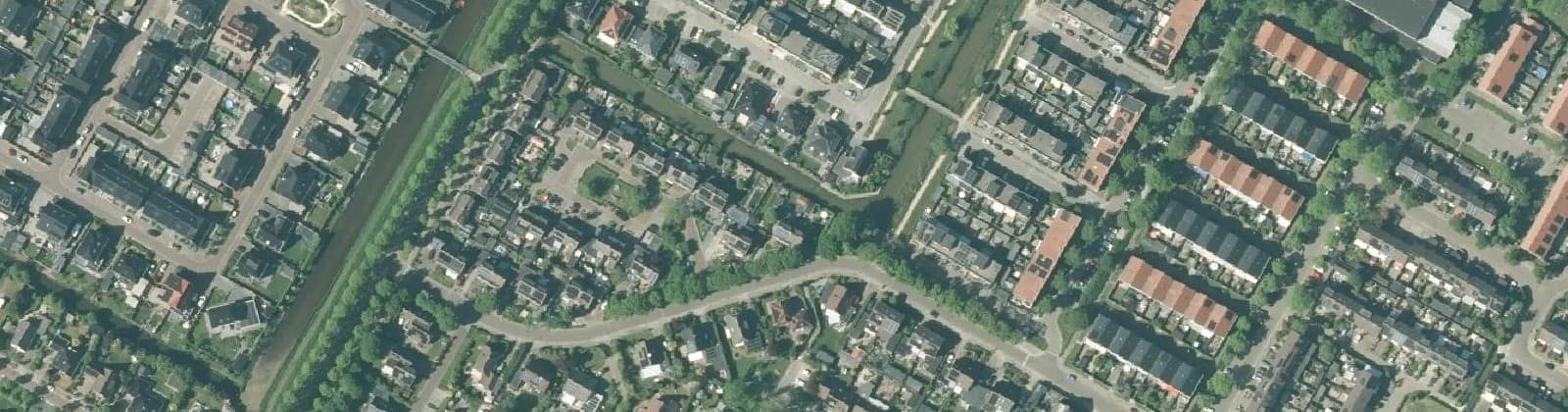Luchtfoto van Edelesteen en Schildersbuurt