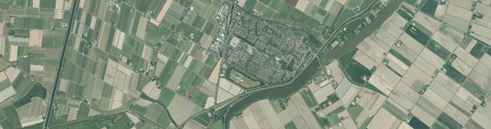 Luchtfoto van Buitengebied Anna Paulowna