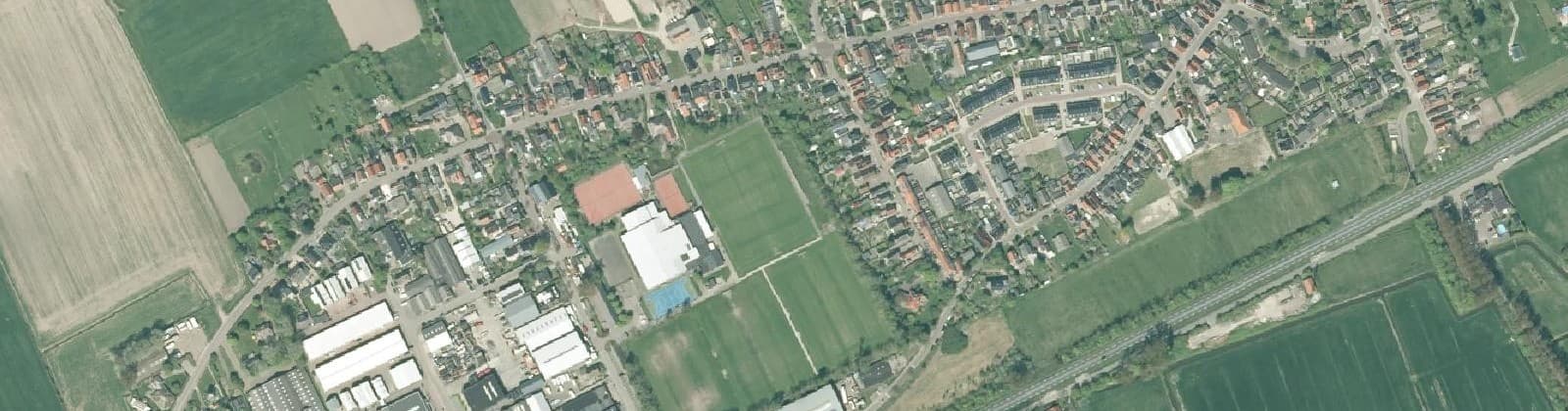 Luchtfoto van Hippolytushoef West (woonkern)