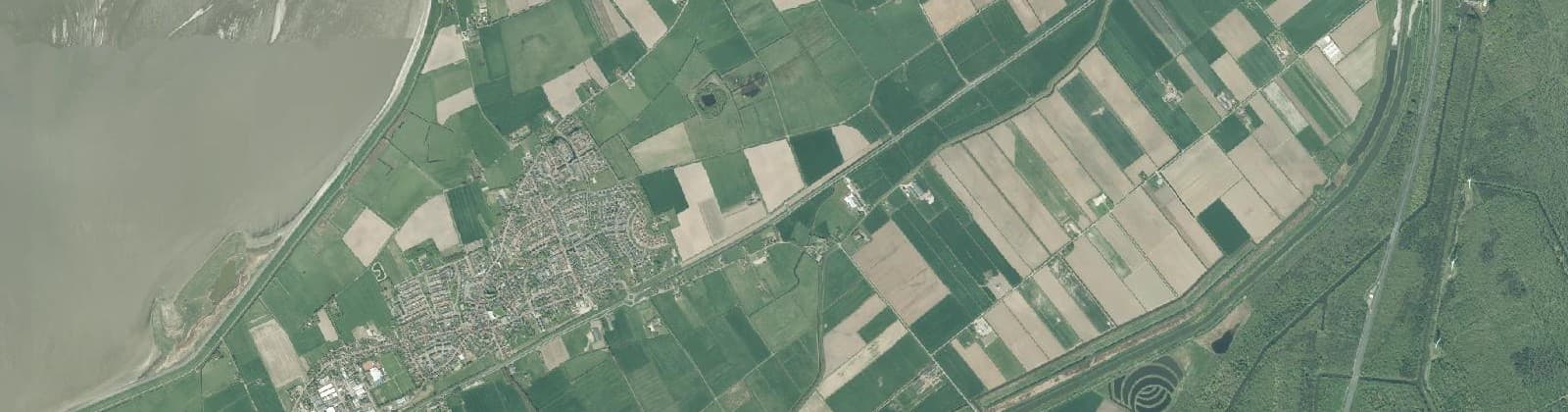 Luchtfoto van Buitengebied Hippolytushoef