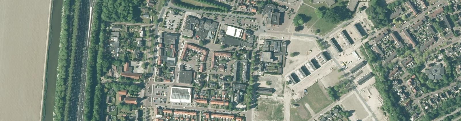 Luchtfoto van Wieringerwerf Centrum