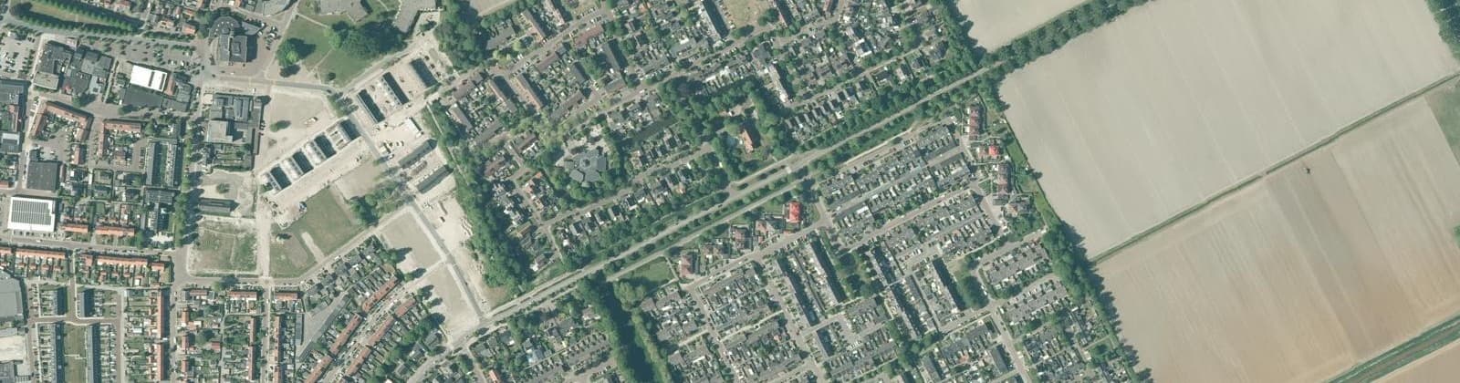 Luchtfoto van Waddenwijk