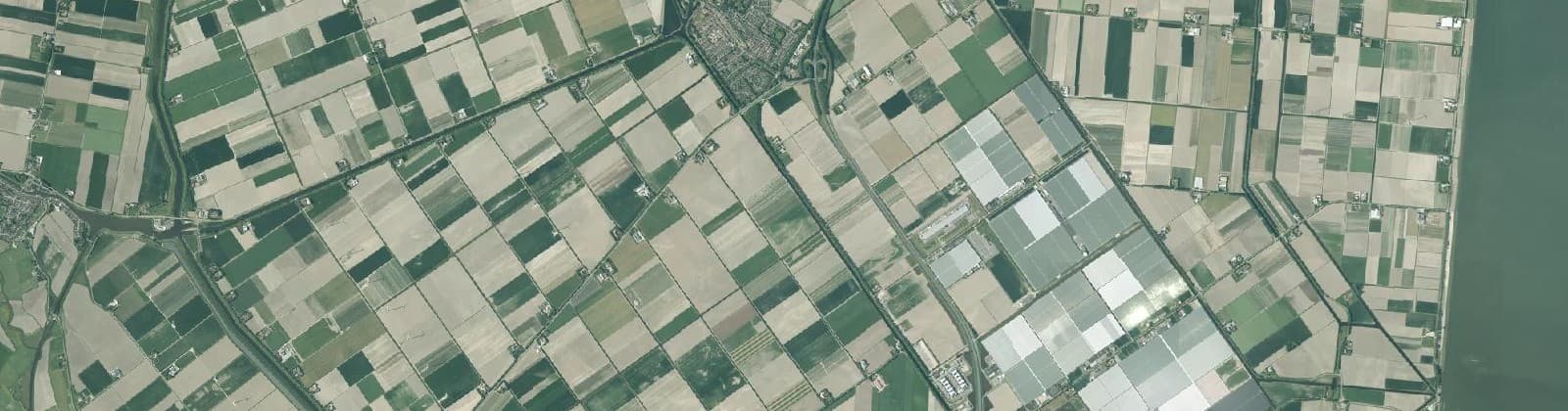 Luchtfoto van Buitengebied Middenmeer