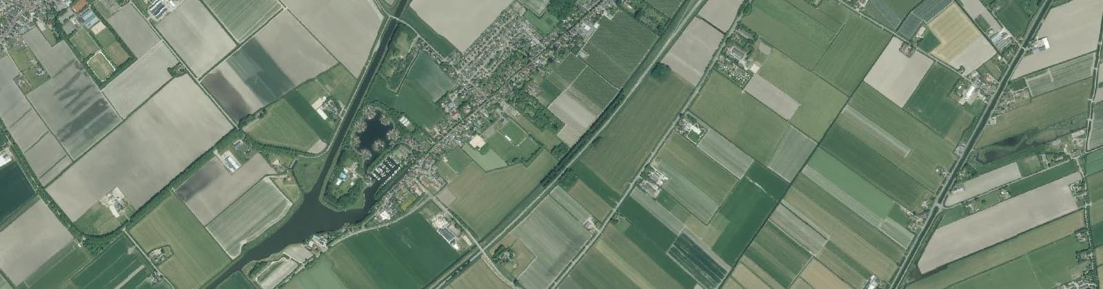 Luchtfoto van Buitengebied Nieuwe Niedorp