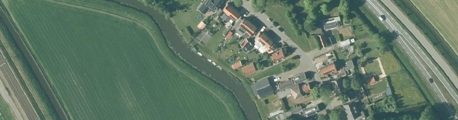 Luchtfoto van Zijdewind (woonkern)