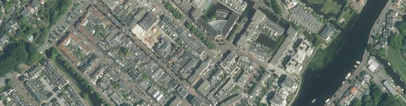 Luchtfoto van Damcentrum