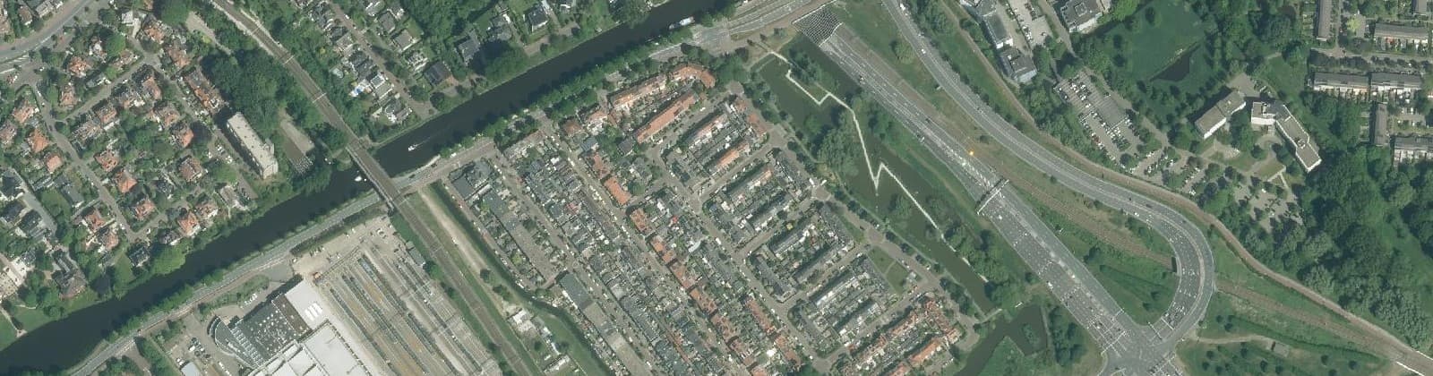 Luchtfoto van Zeeheldenwijk