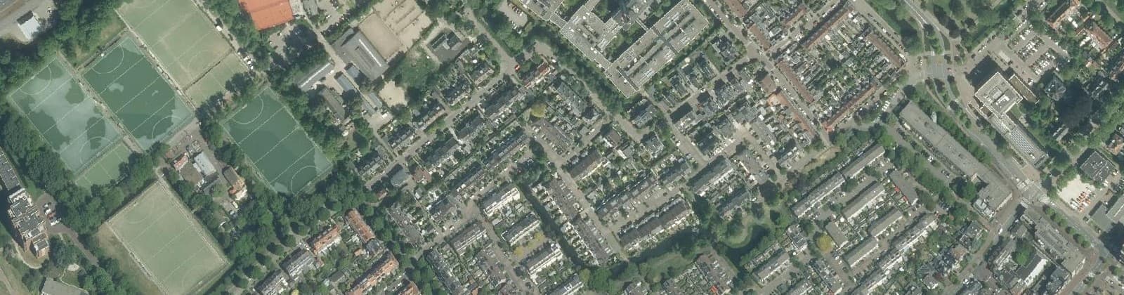 Luchtfoto van Verzetsheldenwijk