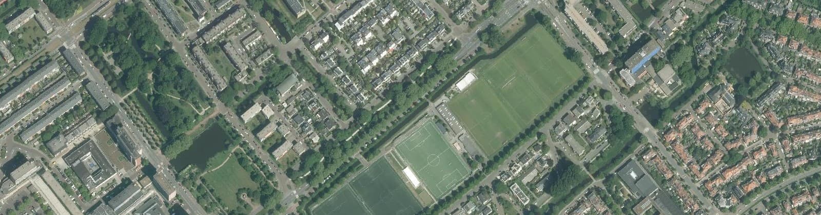 Luchtfoto van Voorburg Midden noord