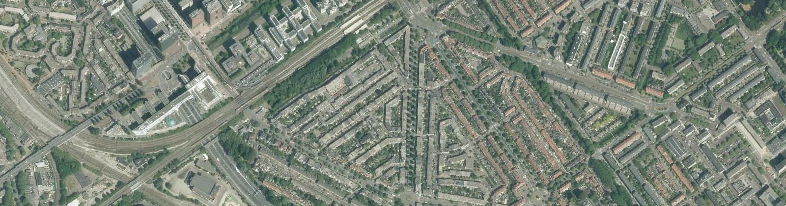 Luchtfoto van Voorburg Noord noord