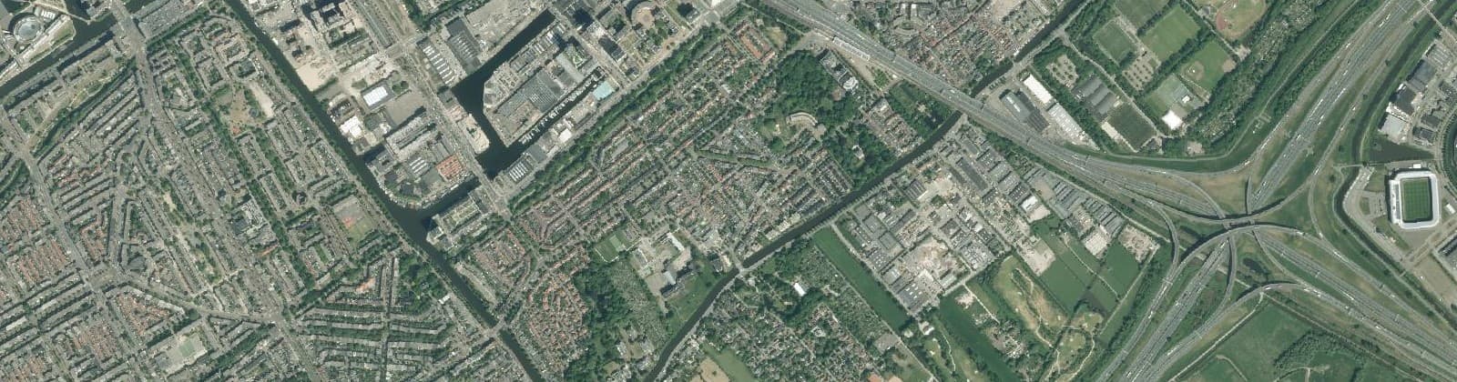 Luchtfoto van Voorburg West zuid