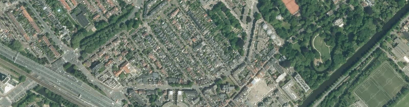 Luchtfoto van Voorburg Oud zuid