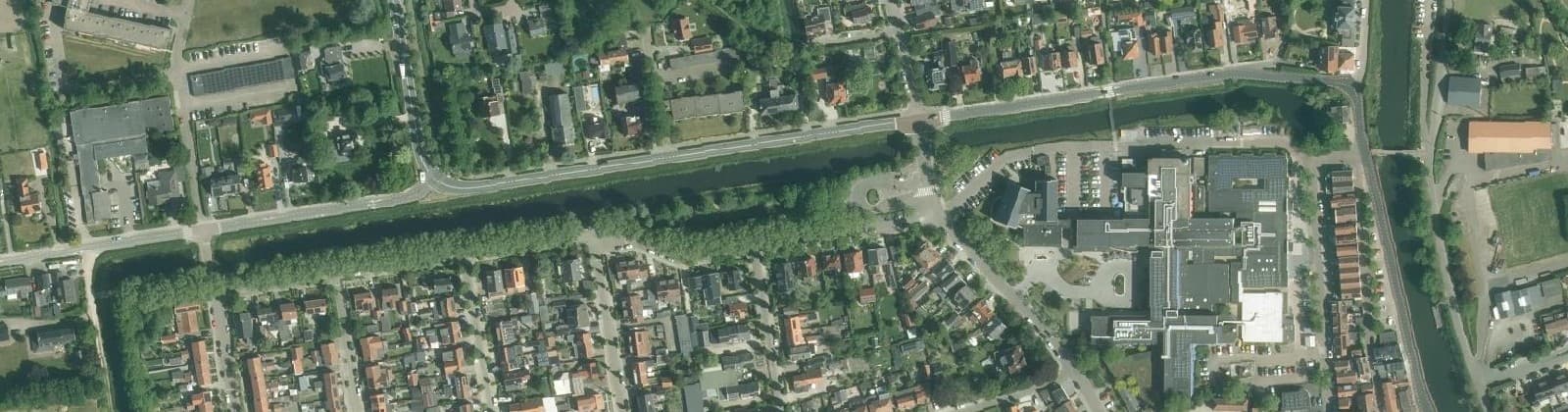 Luchtfoto van Dirksland noord