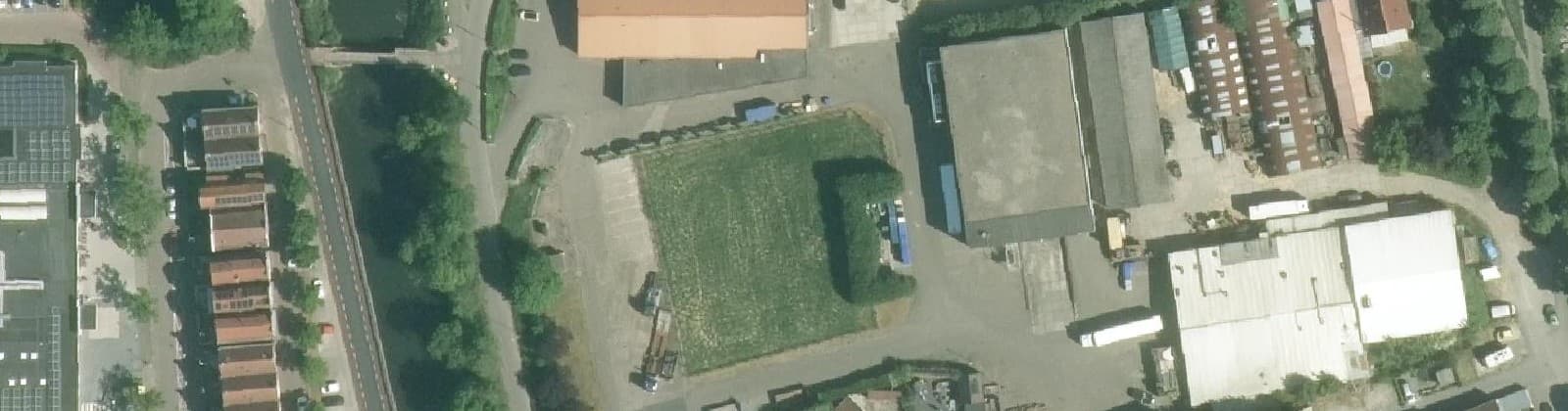 Luchtfoto van Dirksland industriegebied