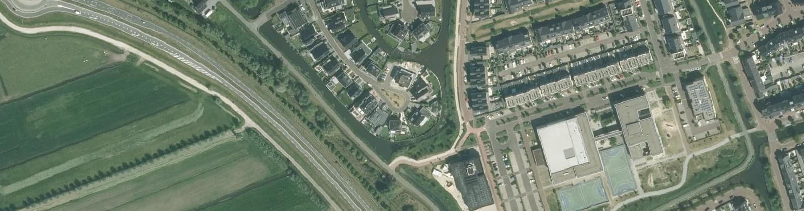 Luchtfoto van Keijzershof Eilanden