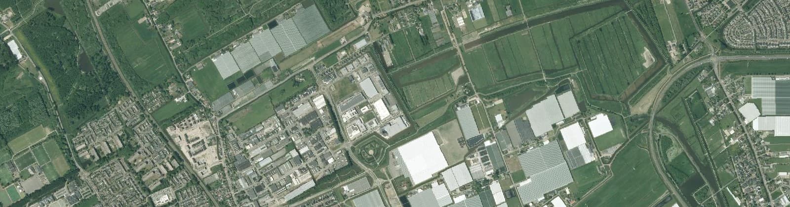Luchtfoto van Pijnacker Oost
