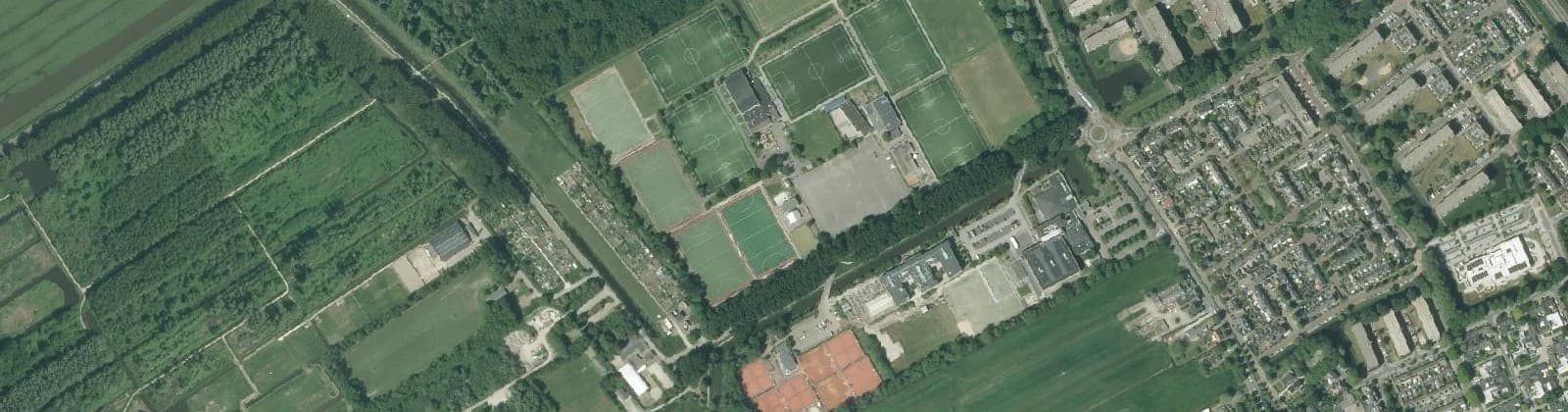 Luchtfoto van Noordpolder Pijnacker