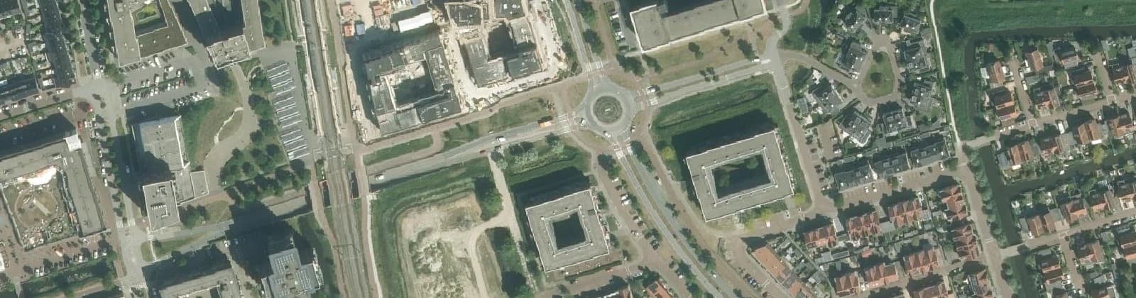 Luchtfoto van Tolhek Centrumlijn
