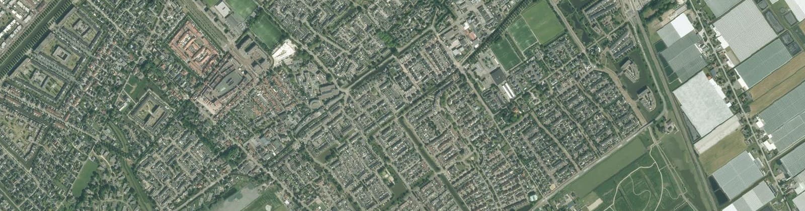 Luchtfoto van Achter het Raadhuis