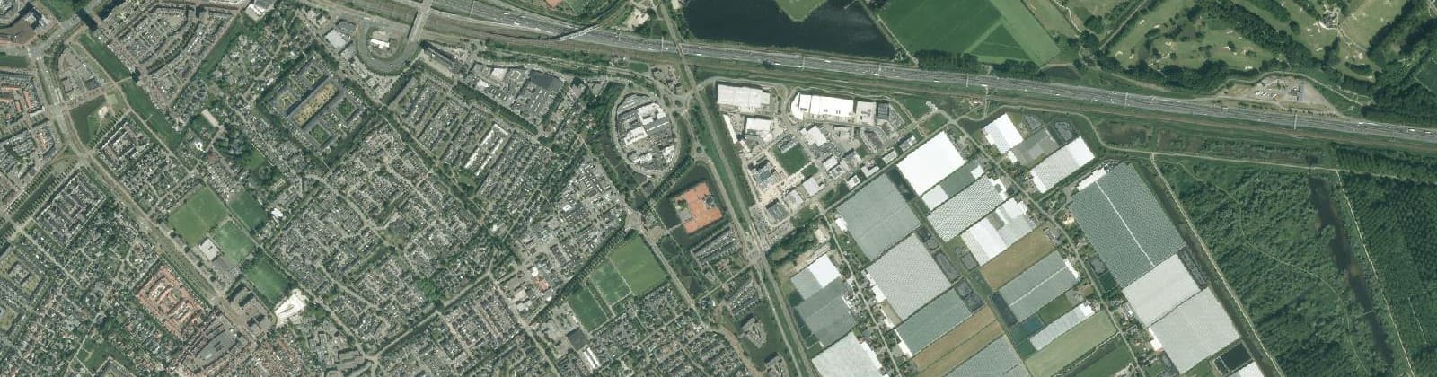 Luchtfoto van Oostambacht / Heronpark