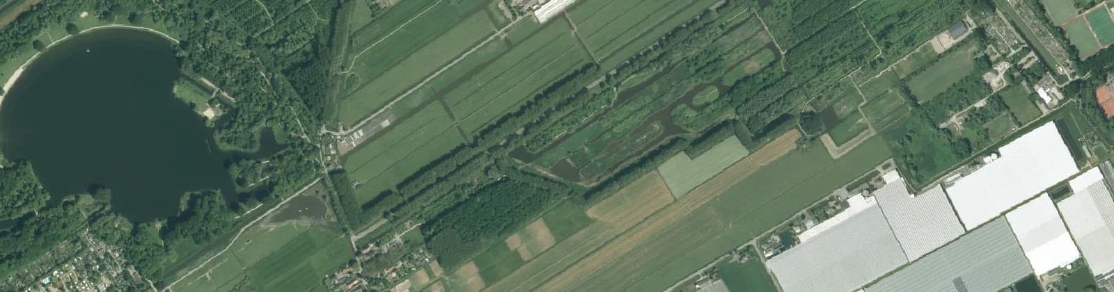 Luchtfoto van Noordpolder Delfgauw