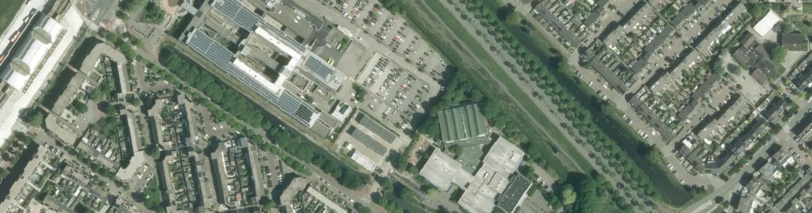 Luchtfoto van Ziekenhuis