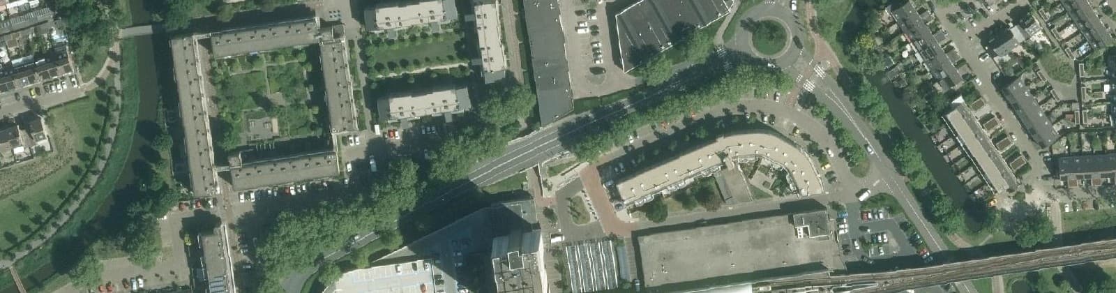 Luchtfoto van Akkers-Centrum