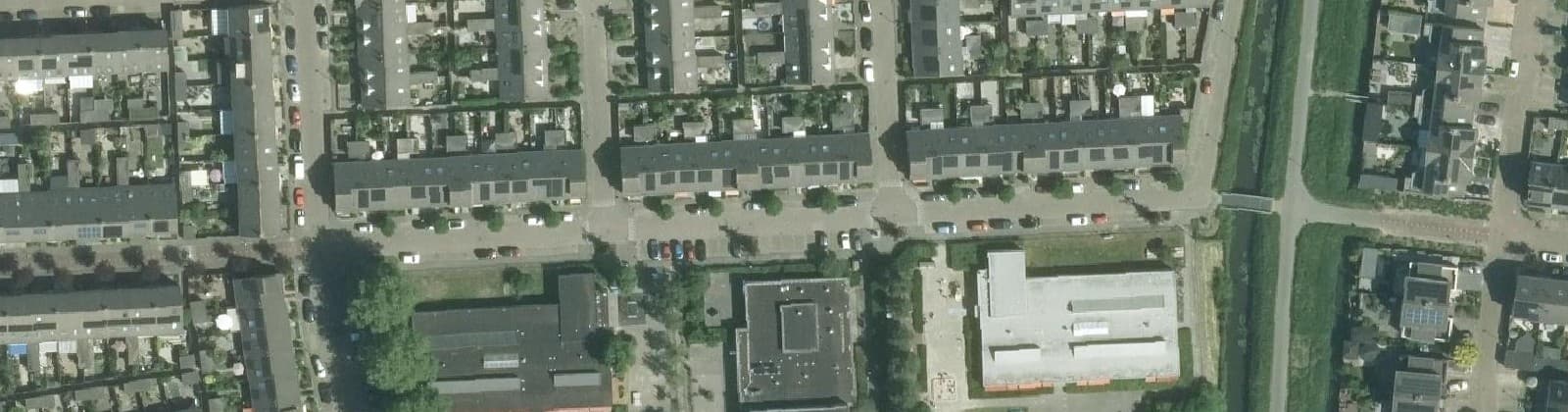 Luchtfoto van Maaswijk-Noordwest